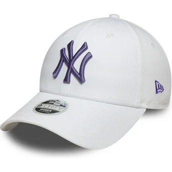 Mütsid kumer valge reguleeritav rihm 9FORTY League Essential New York Yankees MLB New Era