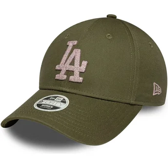 Cap kumer green adjustable strap 9FORTY Metallic Los Angeles Dodgers MLB New Era
