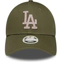 mutsid-kumer-roheline-reguleeritav-9forty-metallic-los-angeles-dodgers-mlb-new-era