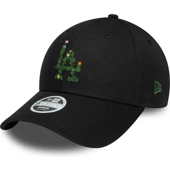 Mütsid kumer must reguleeritav rihm 9FORTY Floral Infill Los Angeles Dodgers MLB New Era