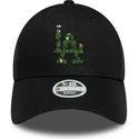 mutsid-kumer-must-reguleeritav-9forty-floral-infill-los-angeles-dodgers-mlb-new-era