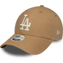 cap-kumer-brown-adjustable-strap-9forty-linen-los-angeles-dodgers-mlb-new-era