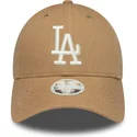 mutsid-kumer-pruun-reguleeritav-9forty-linen-los-angeles-dodgers-mlb-new-era
