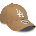 cap-kumer-brown-adjustable-strap-9forty-linen-los-angeles-dodgers-mlb-new-era