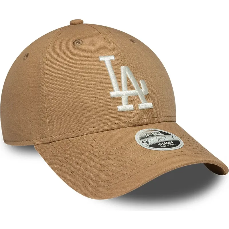 mutsid-kumer-pruun-reguleeritav-9forty-linen-los-angeles-dodgers-mlb-new-era