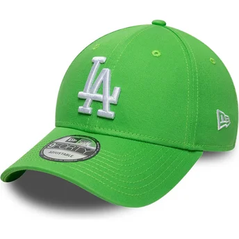 Mütsid kumer roheline reguleeritav rihm claro 9FORTY League Essential Los Angeles Dodgers MLB New Era