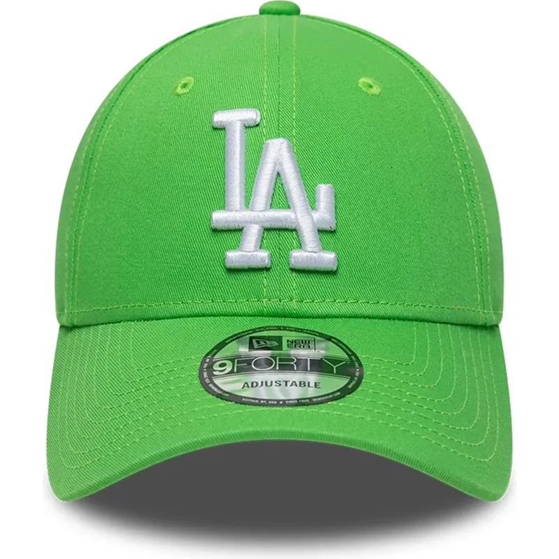 mutsid-kumer-roheline-reguleeritav-rihm-claro-9forty-league-essential-los-angeles-dodgers-mlb-new-era