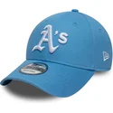 cap-kumer-blue-adjustable-strap-claro-9forty-league-essential-oakland-athletics-mlb-new-era