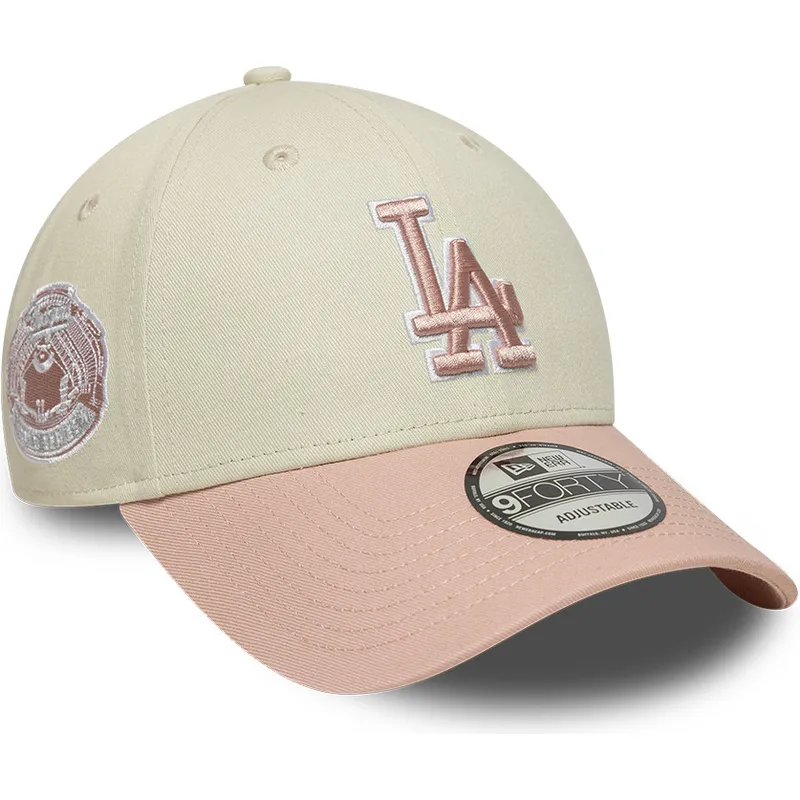 mutsid-kumer-beez-reguleeritav-rosa-rosa-9forty-world-series-patch-los-angeles-dodgers-mlb-new-era