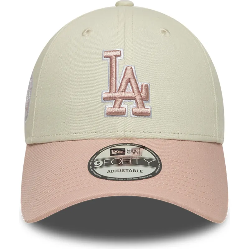 mutsid-kumer-beez-reguleeritav-rosa-rosa-9forty-world-series-patch-los-angeles-dodgers-mlb-new-era