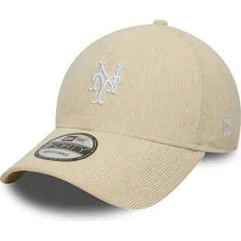 Mütsid kumer beež reguleeritav 9FORTY Soft Cord New York Mets MLB New Era