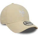 cap-kumer-beige-adjustable-strap-9forty-soft-cord-new-york-mets-mlb-new-era