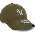 new-era-curved-brim-9forty-soft-cord-new-york-yankees-mlb-green-adjustable-cap