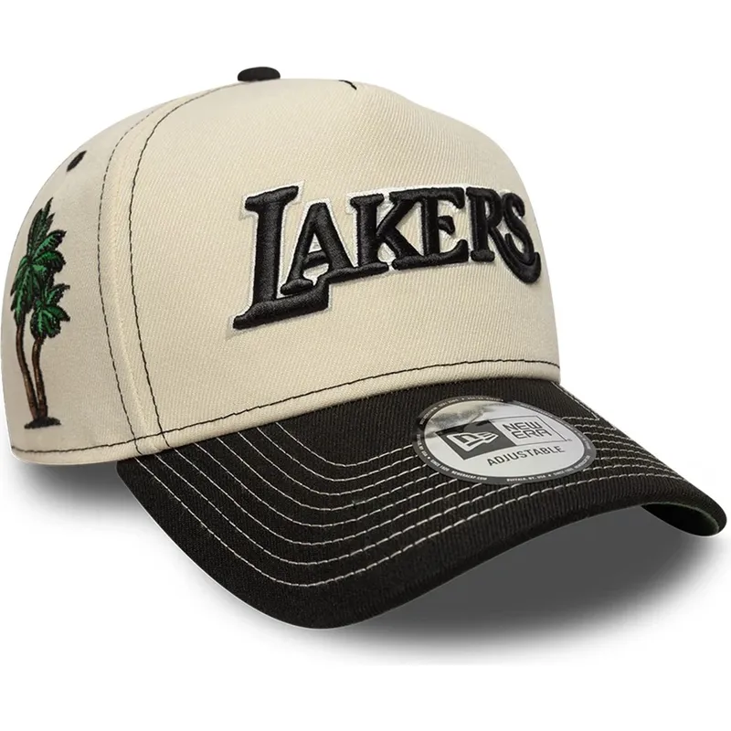new-era-curved-brim-e-frame-city-icon-los-angeles-lakers-nba-beige-and-black-snapback-cap