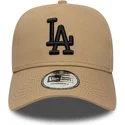 mutsid-kumer-pruun-snapback-e-frame-league-essential-los-angeles-dodgers-mlb-new-era