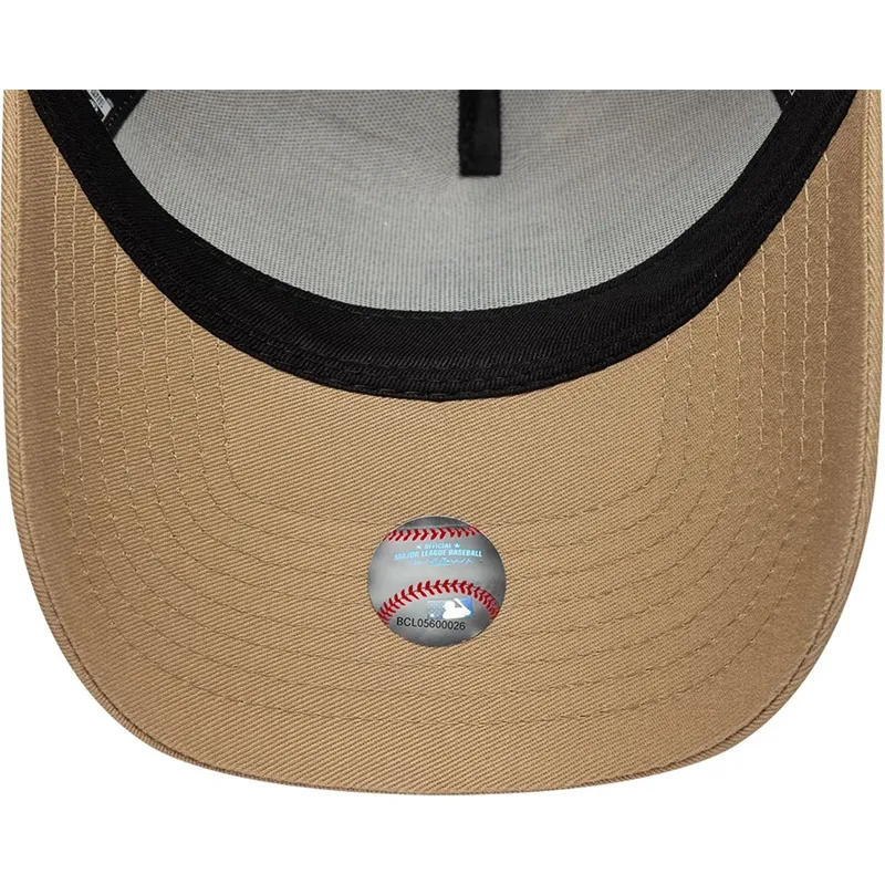 cap-kumer-brown-snapback-negro-e-frame-league-essential-los-angeles-dodgers-mlb-new-era
