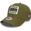 mutsid-kumer-roheline-snapback-e-frame-patch-linen-new-era