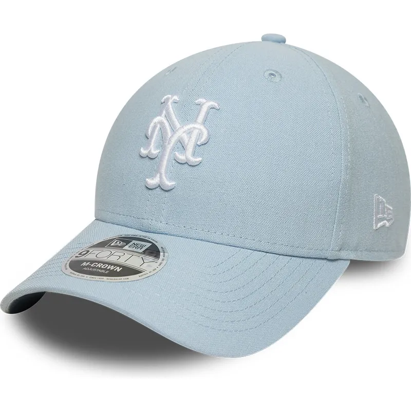 mutsid-kumer-sinine-snapback-9forty-m-crown-linen-new-york-mets-mlb-new-era