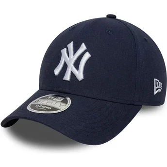 Cap kumer navy blue snapback 9FORTY M-Crown Linen New York Yankees MLB New Era