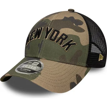 Cap kumer camouflage snapback 9FORTY M-Crown Wordmark New York Yankees MLB New Era