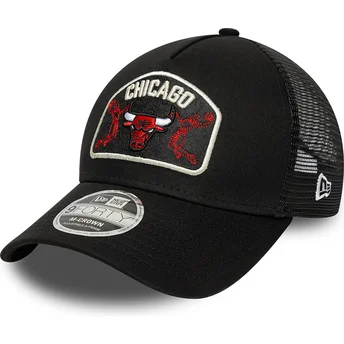 Mütsid kumer veok must snapback 9FORTY M-Crown A Frame Chicago Bulls NBA New Era