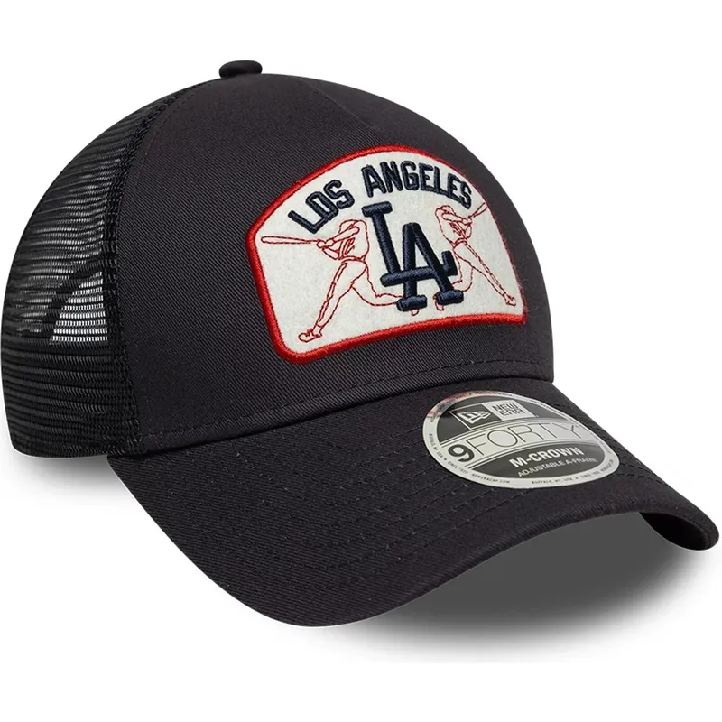 mutsid-kumer-meresinine-snapback-9forty-m-crown-a-frame-los-angeles-dodgers-mlb-new-era