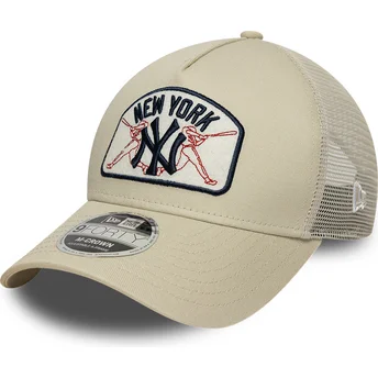 Cap kumer beige snapback 9FORTY M-Crown A Frame New York Yankees MLB New Era