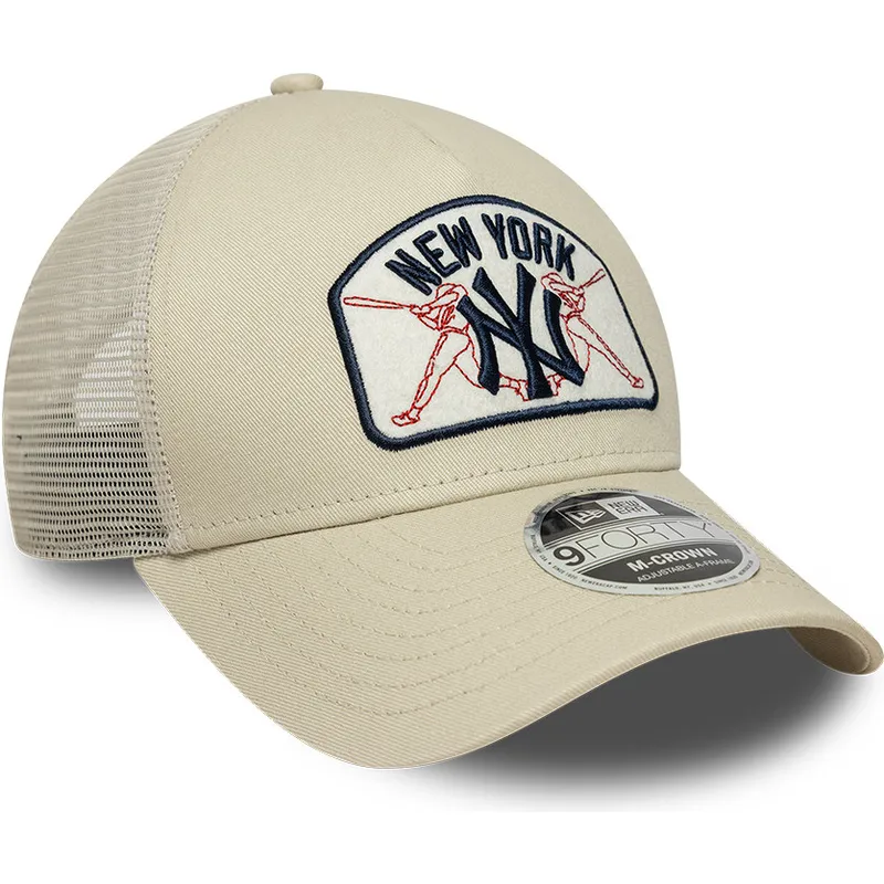 new-era-9forty-m-crown-a-frame-new-york-yankees-mlb-beige-trucker-hat