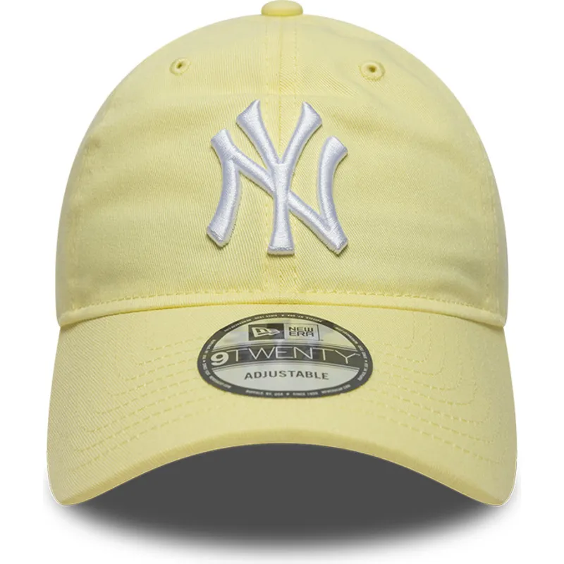 mutsid-kumer-kollane-reguleeritav-9twenty-league-essential-new-york-yankees-mlb-new-era