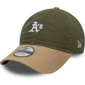 mutsid-kumer-mitmevarviline-reguleeritav-9twenty-mini-washed-contrast-oakland-athletics-mlb-new-era
