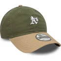 mutsid-kumer-mitmevarviline-reguleeritav-9twenty-mini-washed-contrast-oakland-athletics-mlb-new-era