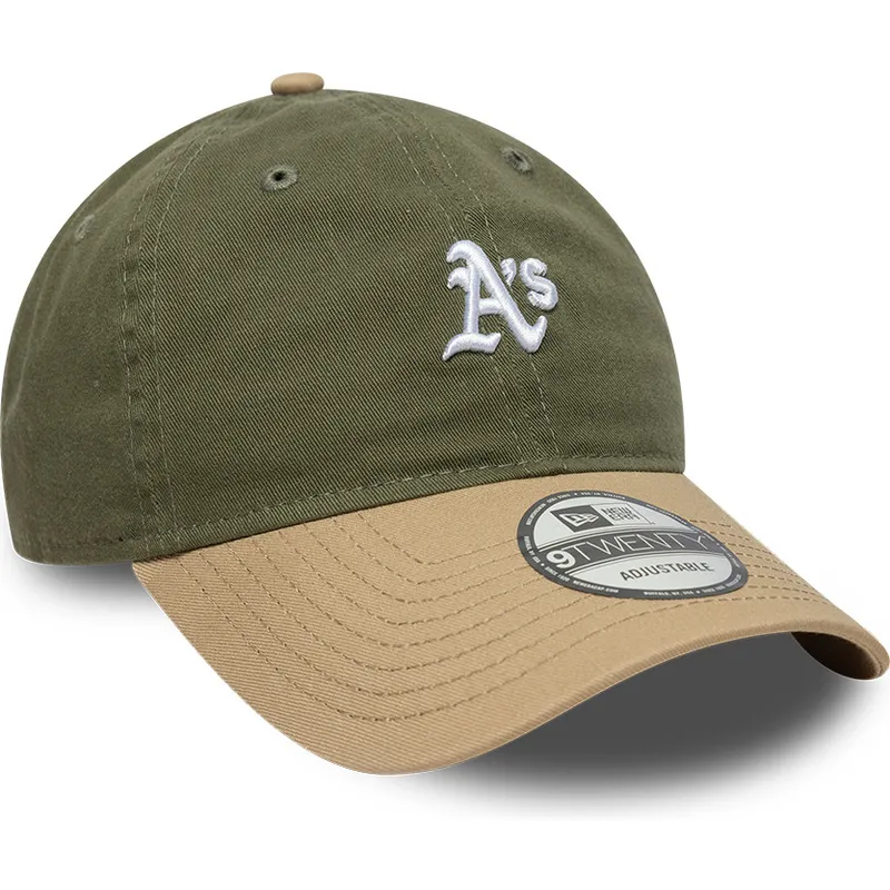 mutsid-kumer-mitmevarviline-reguleeritav-9twenty-mini-washed-contrast-oakland-athletics-mlb-new-era