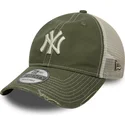 mutsid-kumer-roheline-reguleeritav-9twenty-cotton-canv-new-york-yankees-mlb-new-era