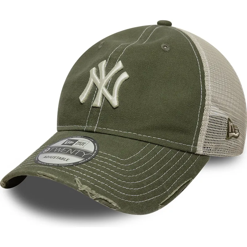 mutsid-kumer-roheline-reguleeritav-9twenty-cotton-canv-new-york-yankees-mlb-new-era