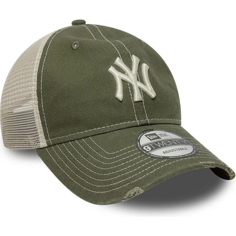 mutsid-kumer-roheline-reguleeritav-9twenty-cotton-canv-new-york-yankees-mlb-new-era