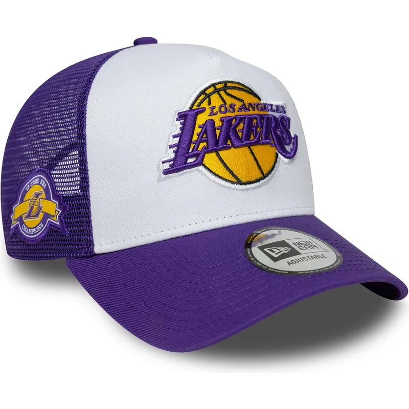 mutsid-kumer-violetne-snapback-a-frame-side-patch-los-angeles-lakers-nba-new-era