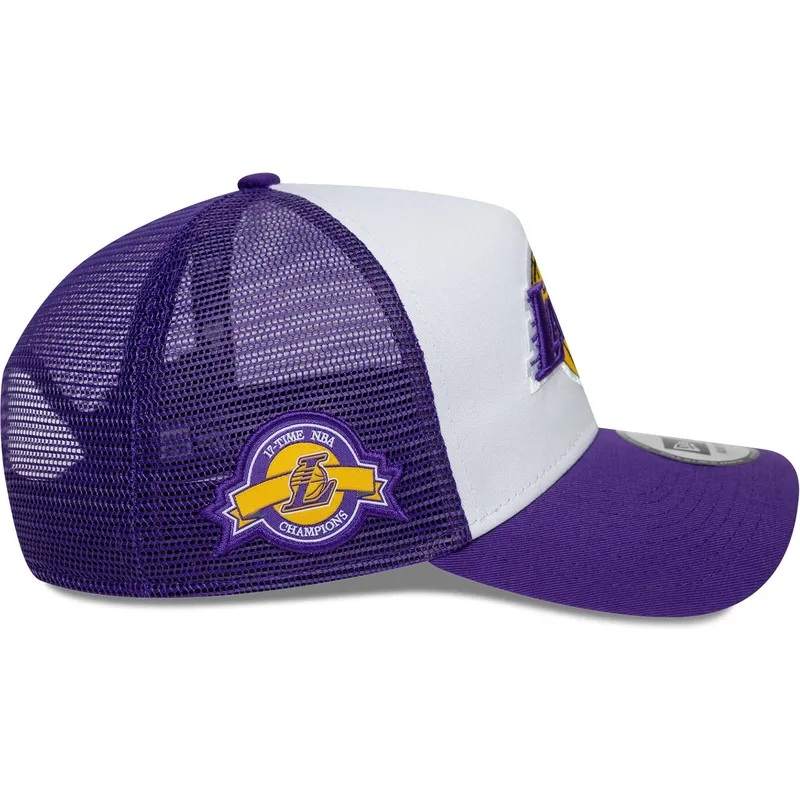 mutsid-kumer-violetne-snapback-a-frame-side-patch-los-angeles-lakers-nba-new-era