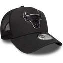 cap-kumer-black-snapback-a-frame-outline-chicago-bulls-nba-new-era