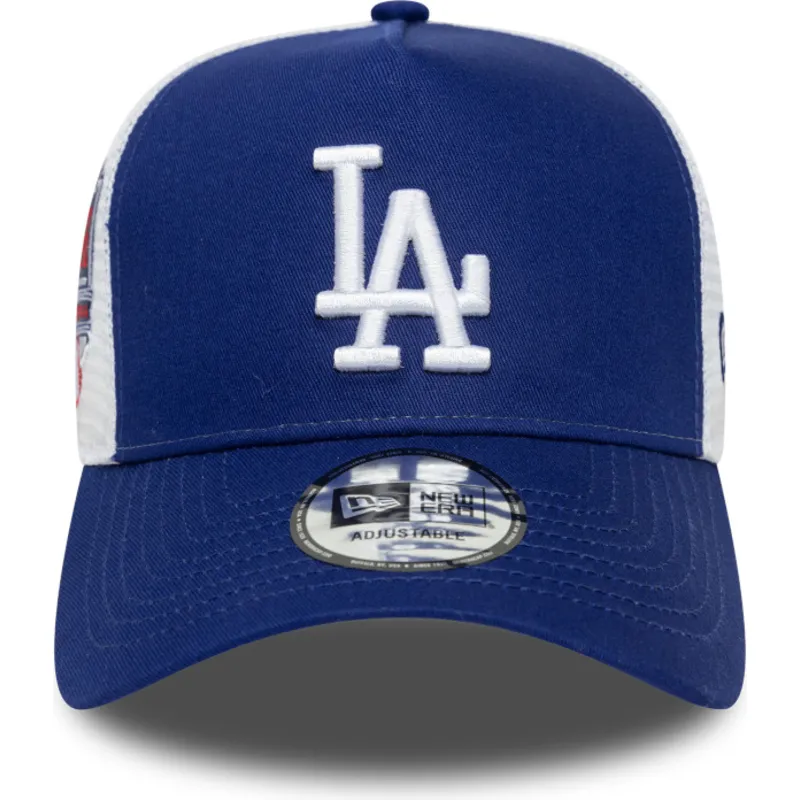 cap-kumer-blue-snapback-a-frame-side-patch-los-angeles-dodgers-mlb-new-era