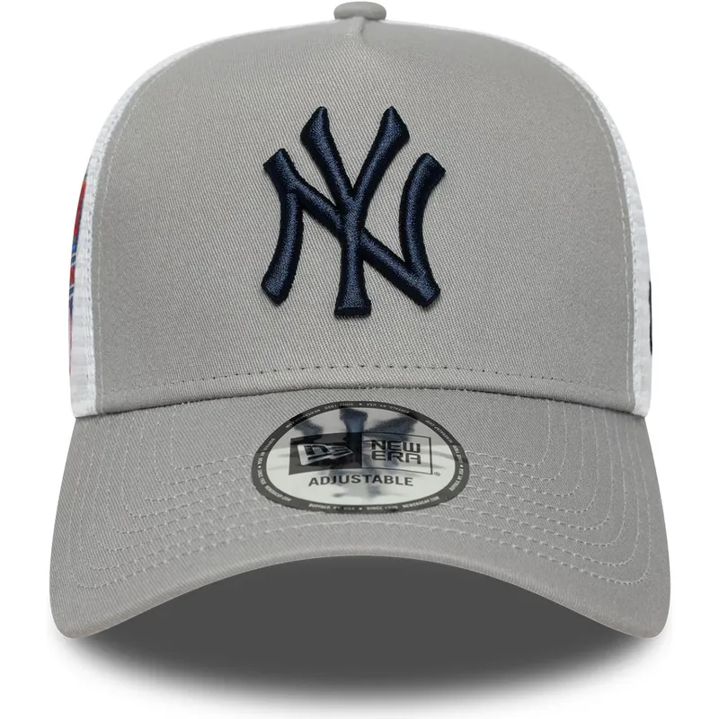 cap-kumer-gray-snapback-a-frame-side-patch-new-york-yankees-mlb-new-era cap-kumer-gray-snapback-a-frame-side-patch-new-york-yankees-mlb-new-era