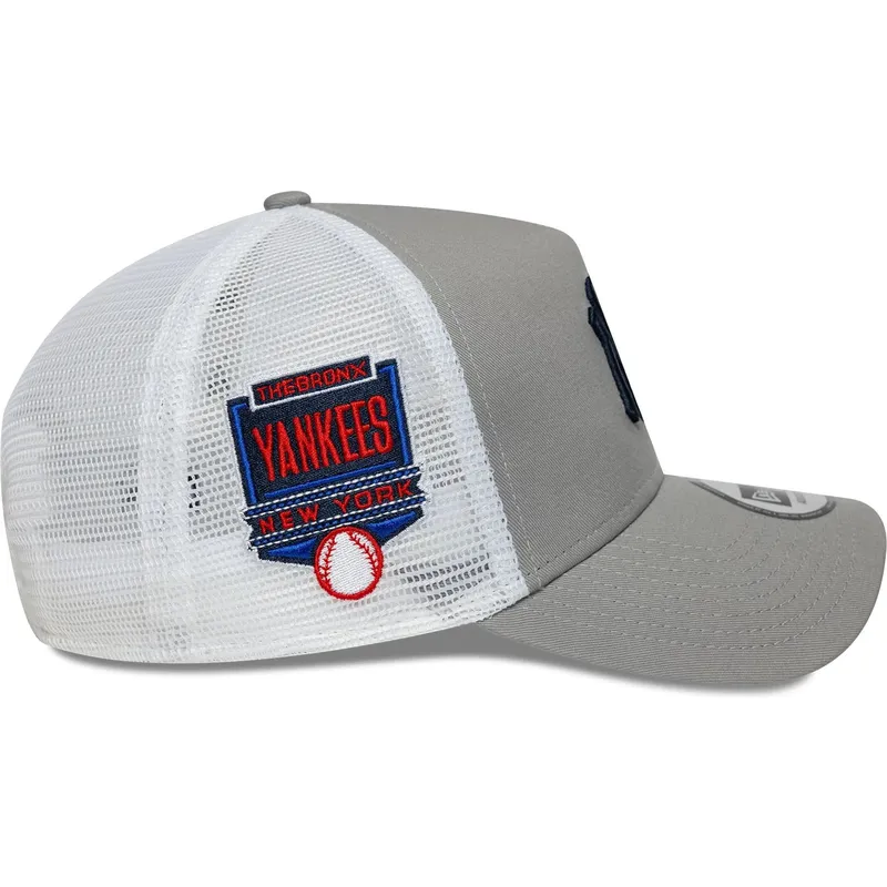 cap-kumer-gray-snapback-a-frame-side-patch-new-york-yankees-mlb-new-era cap-kumer-gray-snapback-a-frame-side-patch-new-york-yankees-mlb-new-era