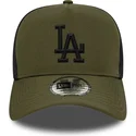 new-era-black-logo-a-frame-sport-los-angeles-dodgers-mlb-green-trucker-hat
