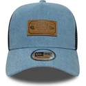 mutsid-kumer-sinine-snapback-a-frame-denim-leather-patch-new-era