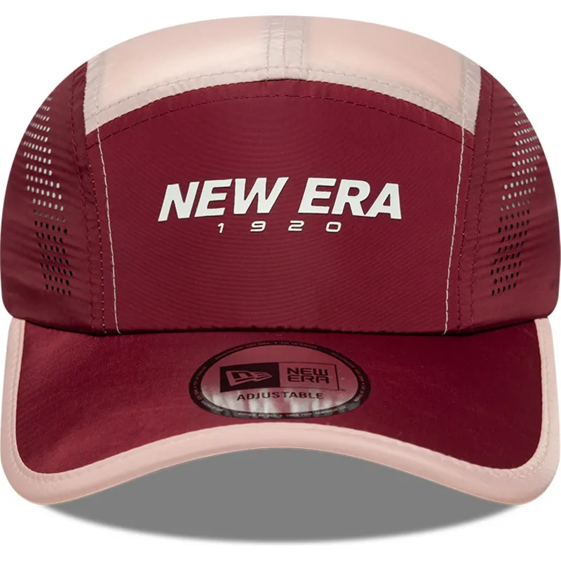 cap-kumer-5-panel-red-adjustable-strap-runner-new-era