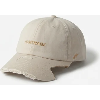 Homenage Curved Brim Haute Merchandising The 90s Beige Adjustable Cap