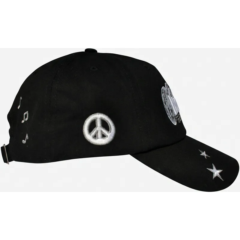 homenage-curved-brim-music-world-music-shapes-identity-the-90s-black-adjustable-cap