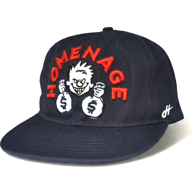 homenage-flat-brim-money-music-shapes-identity-the-snap-navy-blue-snapback-cap