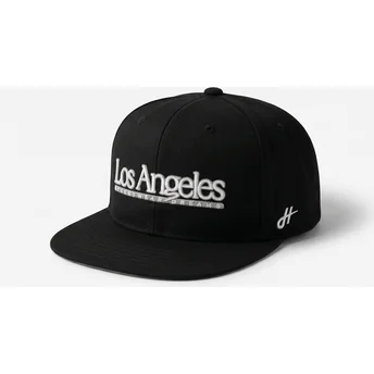 Homenage Flat Brim Los Angeles Skylines The Snap Black Snapback Cap