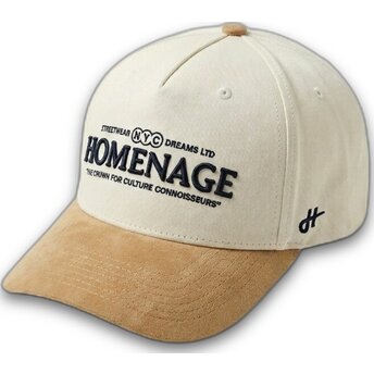 Mütsid kumer beež snapback marrón Suede Liberty Sport The Retro Homenage