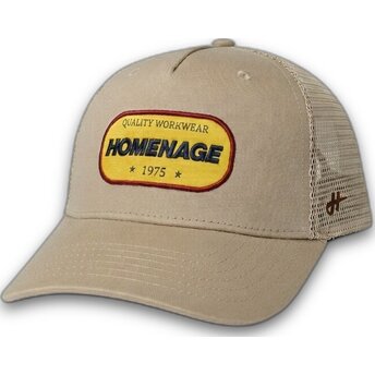 Mütsid kumer veok beež snapback The Trucker Work 1975 Workwear The Homenage